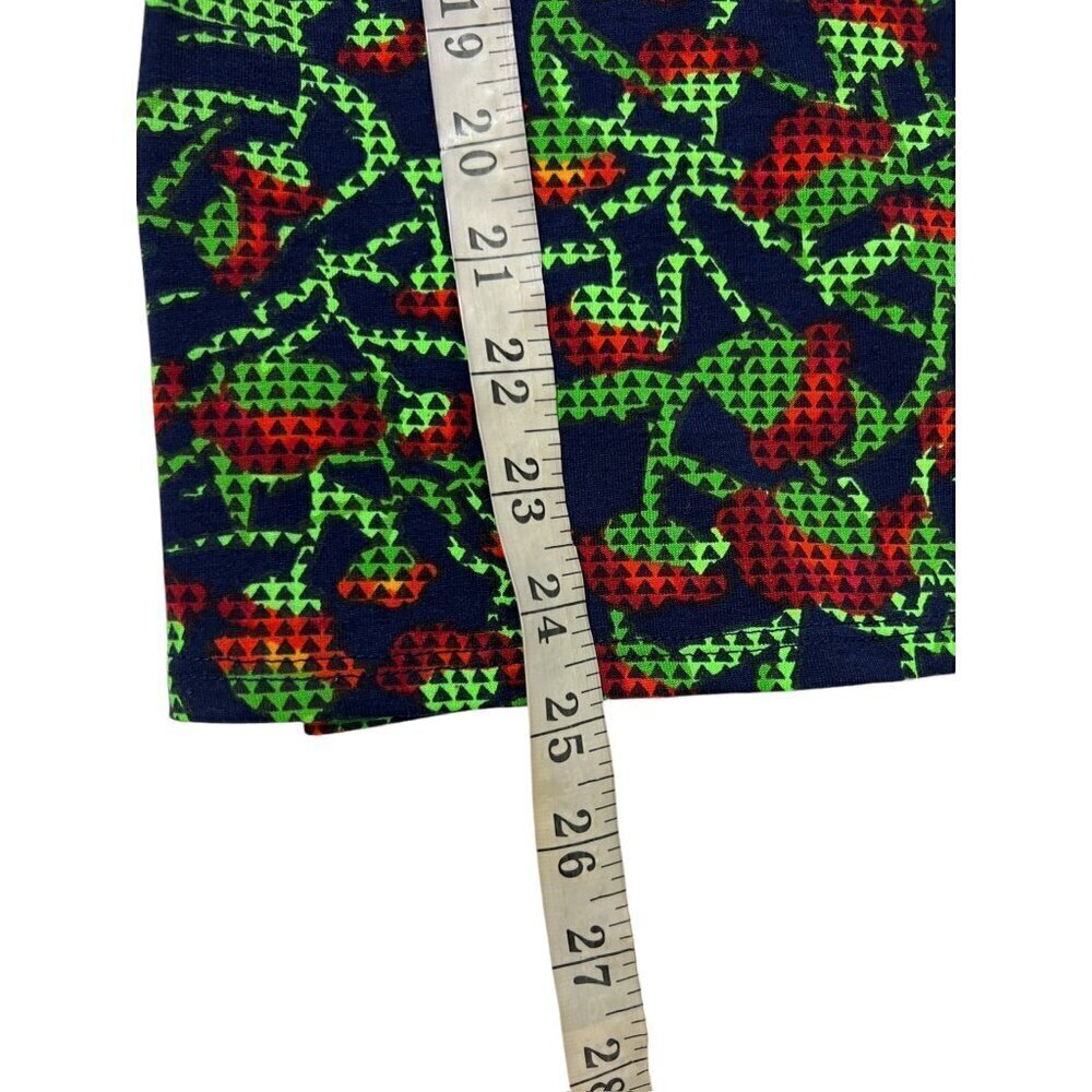 LuLaRoe Gigi Women's Cherry Lime Green Top - Picture 6 of 6